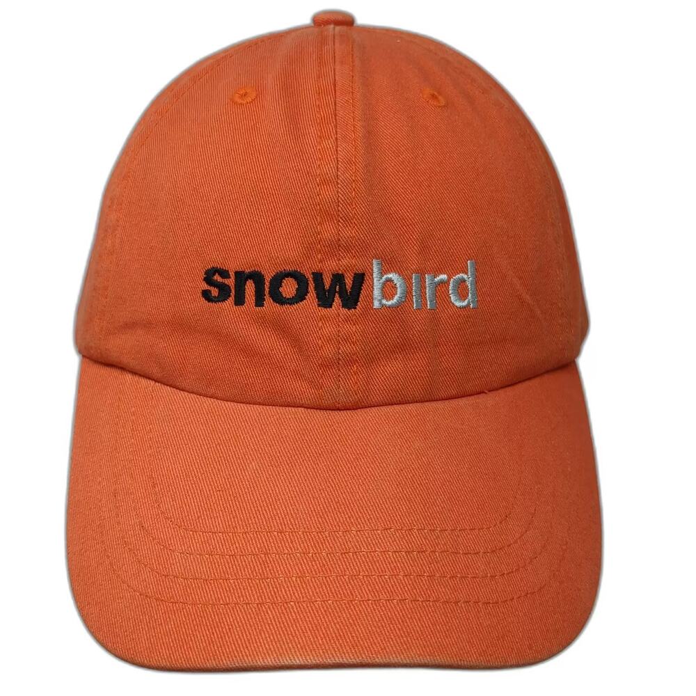 Alternative Apparel Orange Baseball Cap One Size Slideback Cotton Hat Adjusting